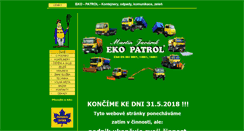 Desktop Screenshot of ekopatrol.cz